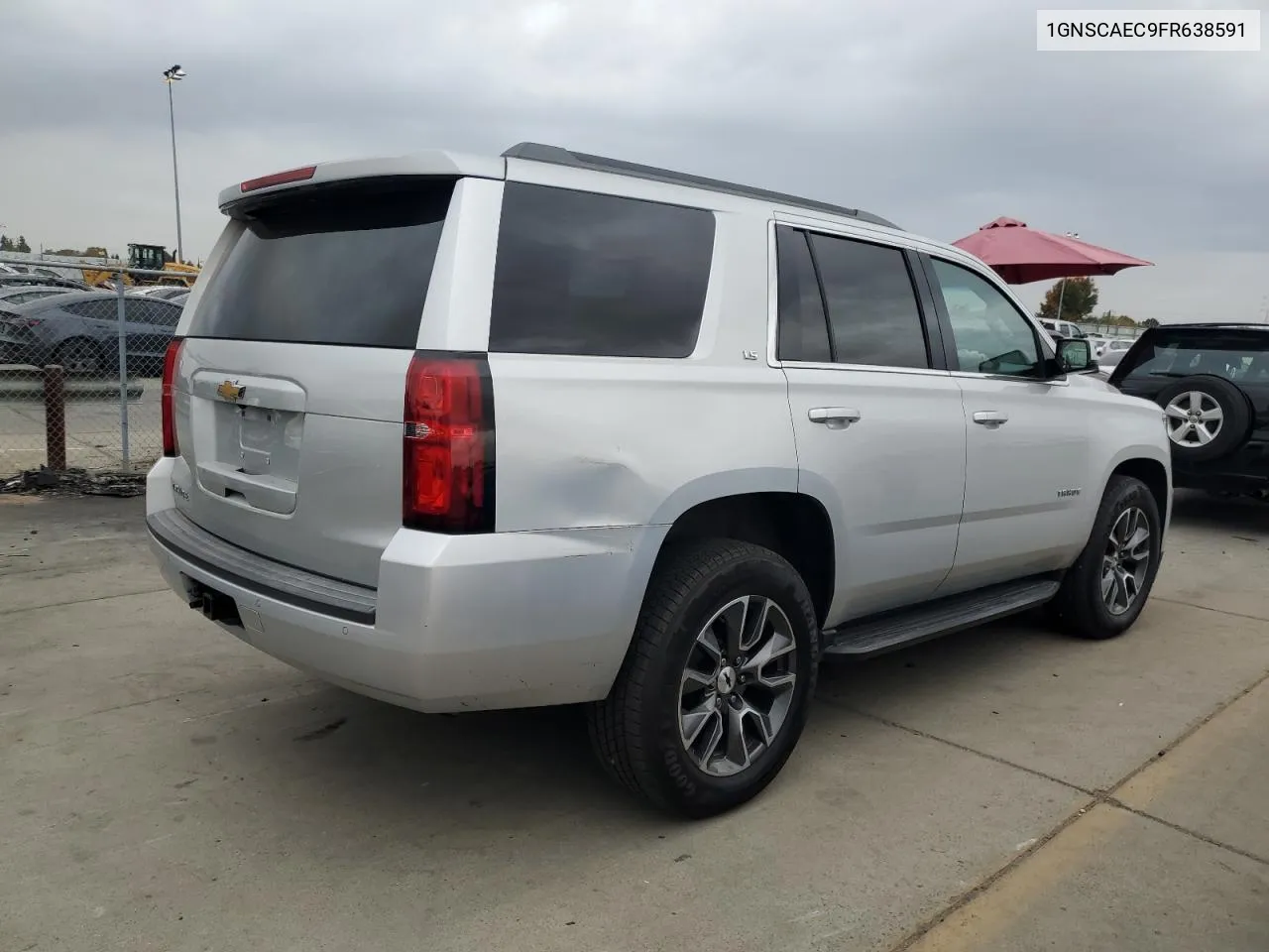 2015 Chevrolet Tahoe C1500 Ls VIN: 1GNSCAEC9FR638591 Lot: 80246994