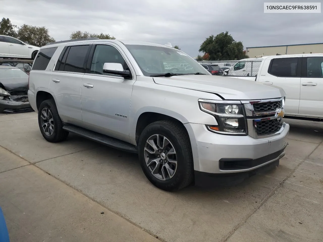 2015 Chevrolet Tahoe C1500 Ls VIN: 1GNSCAEC9FR638591 Lot: 80246994