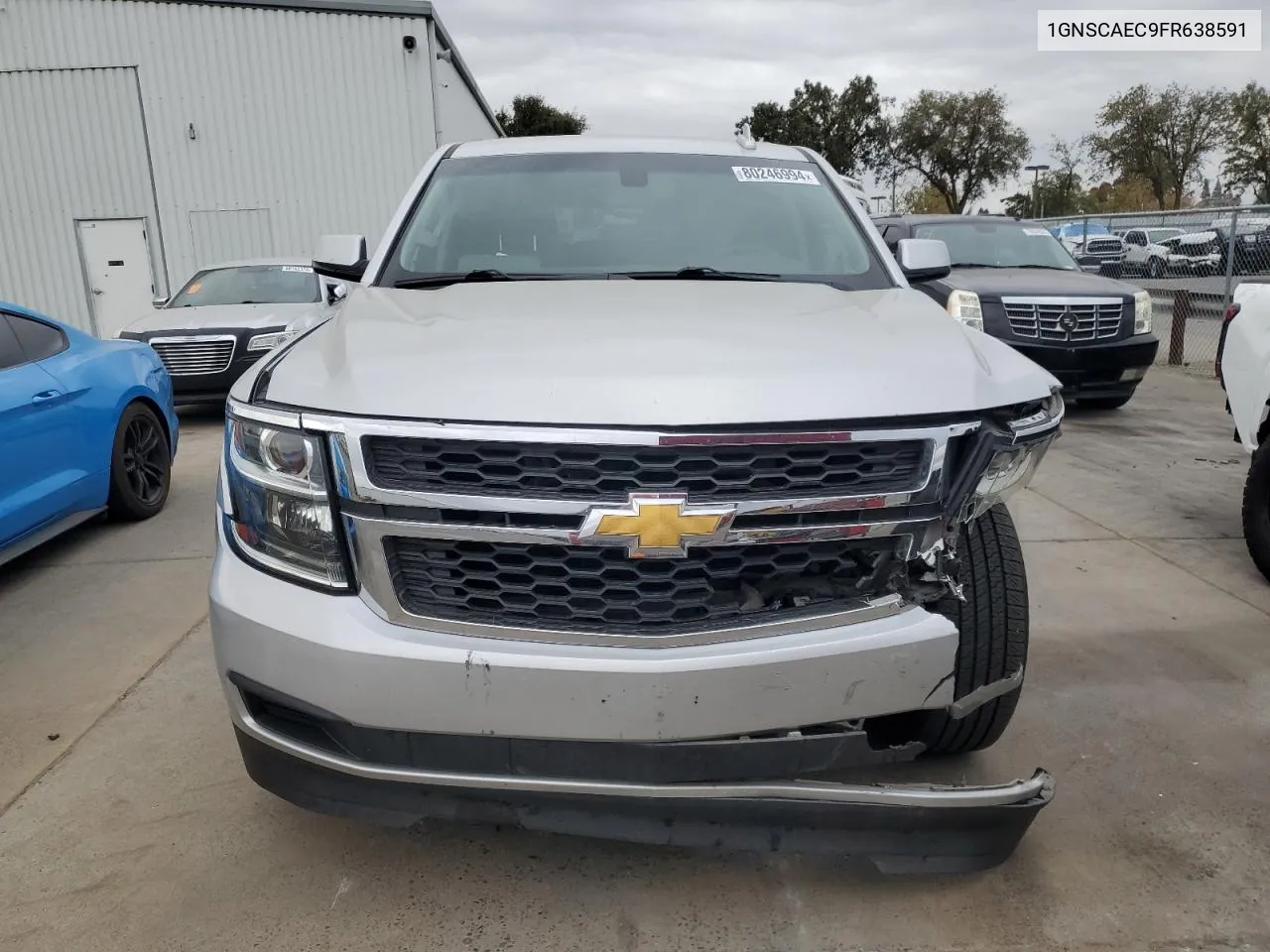 2015 Chevrolet Tahoe C1500 Ls VIN: 1GNSCAEC9FR638591 Lot: 80246994