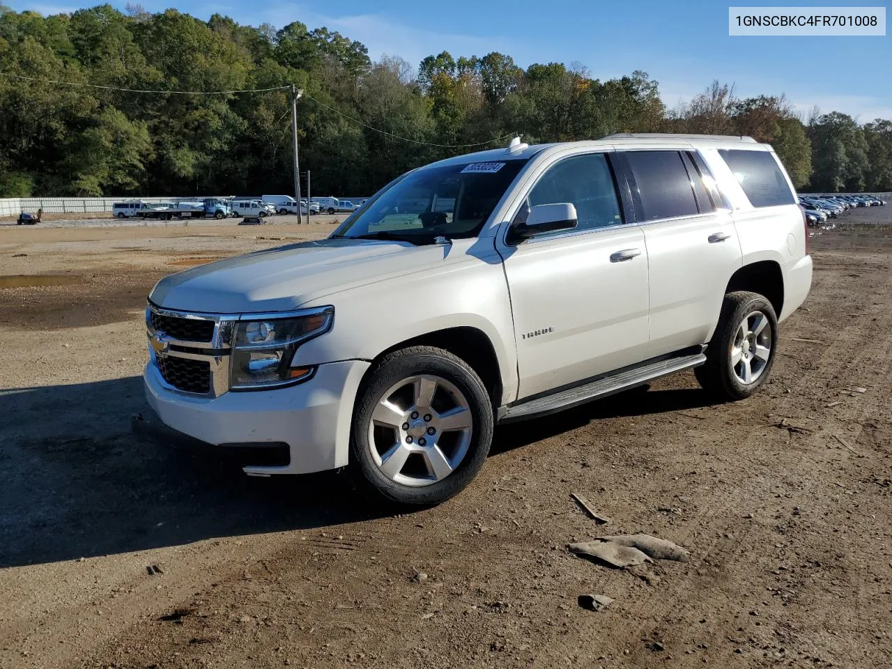 2015 Chevrolet Tahoe C1500 Lt VIN: 1GNSCBKC4FR701008 Lot: 80530204