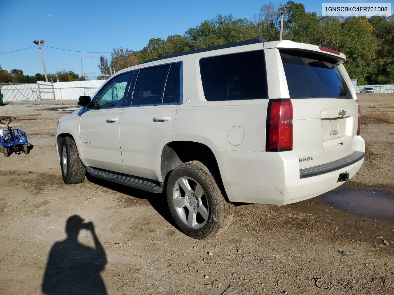 2015 Chevrolet Tahoe C1500 Lt VIN: 1GNSCBKC4FR701008 Lot: 80530204