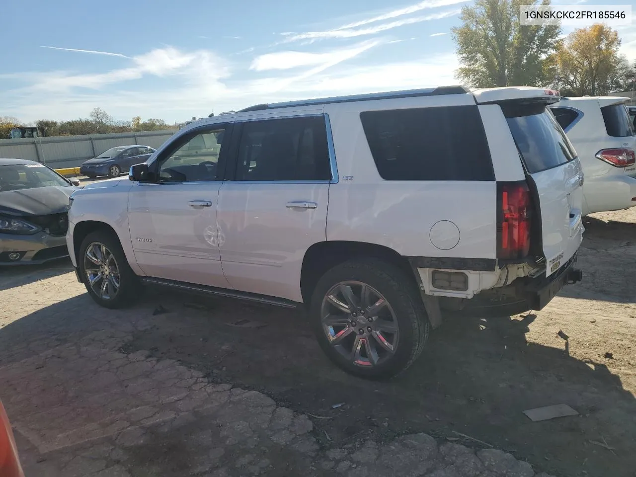 2015 Chevrolet Tahoe K1500 Ltz VIN: 1GNSKCKC2FR185546 Lot: 80539284