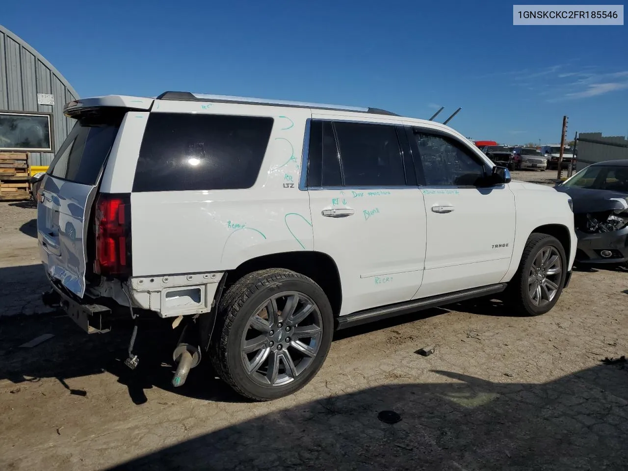 2015 Chevrolet Tahoe K1500 Ltz VIN: 1GNSKCKC2FR185546 Lot: 80539284