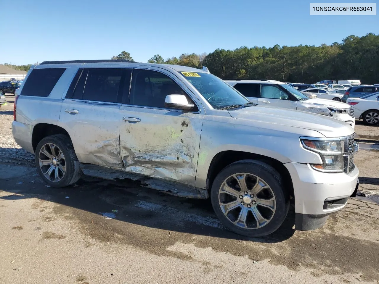 2015 Chevrolet Tahoe C1500 Ls VIN: 1GNSCAKC6FR683041 Lot: 80667564