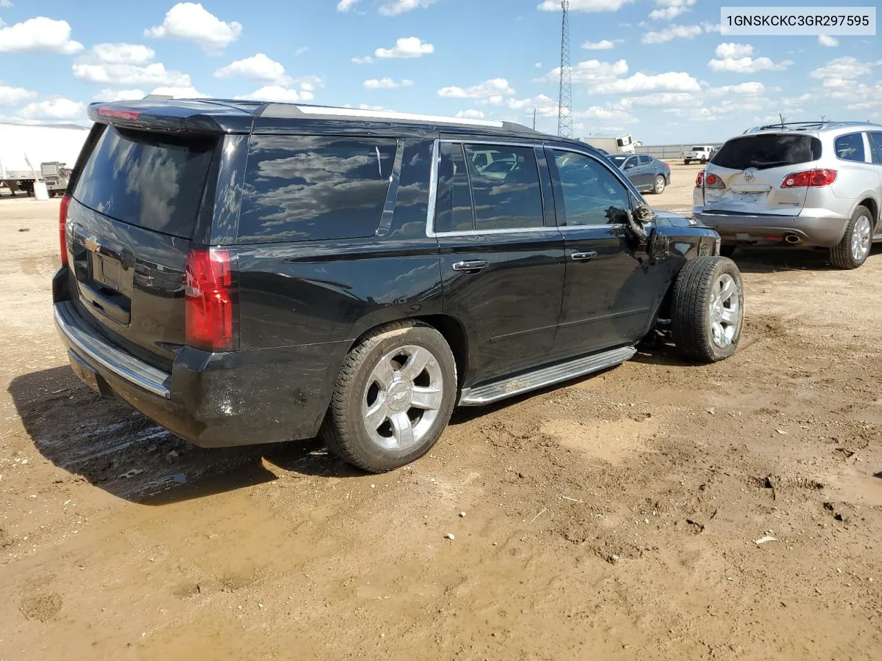 2016 Chevrolet Tahoe K1500 Ltz VIN: 1GNSKCKC3GR297595 Lot: 54885604