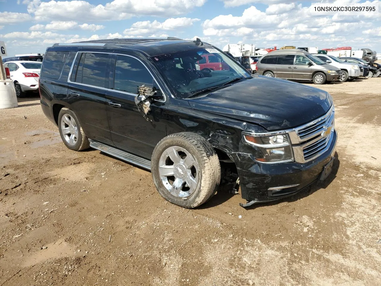 2016 Chevrolet Tahoe K1500 Ltz VIN: 1GNSKCKC3GR297595 Lot: 54885604