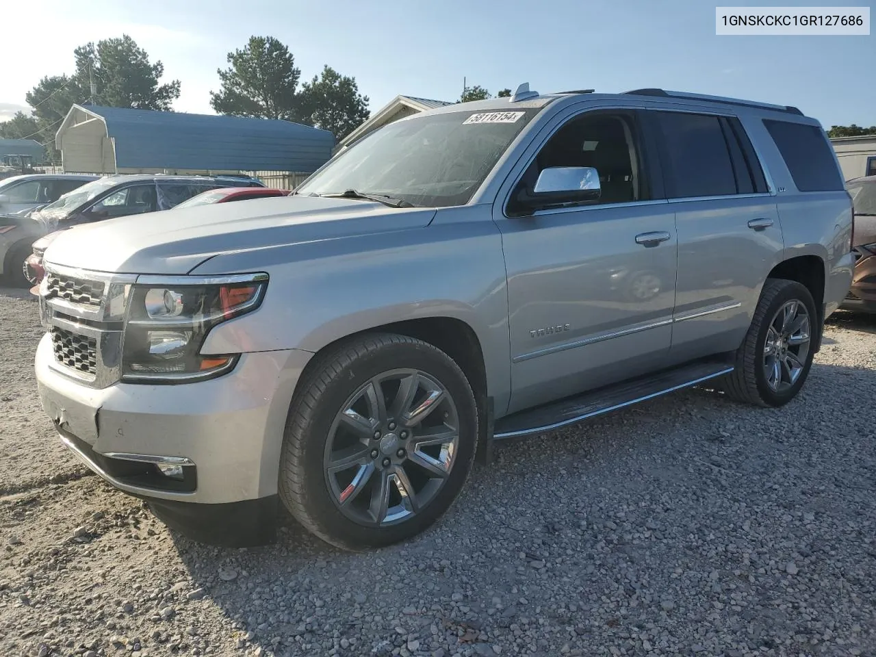 2016 Chevrolet Tahoe K1500 Ltz VIN: 1GNSKCKC1GR127686 Lot: 58116154