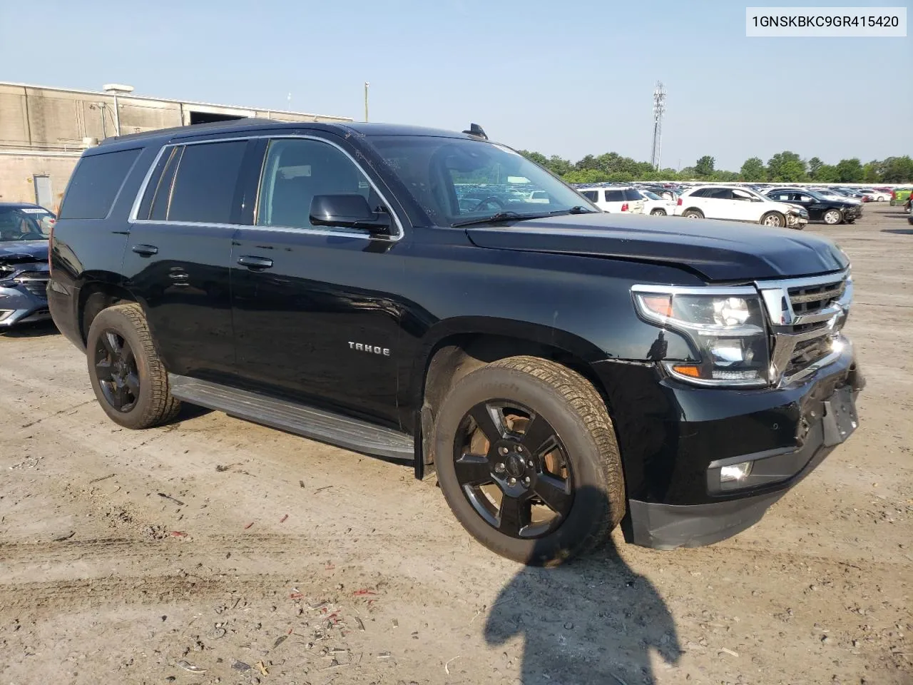 2016 Chevrolet Tahoe K1500 Lt VIN: 1GNSKBKC9GR415420 Lot: 58923094