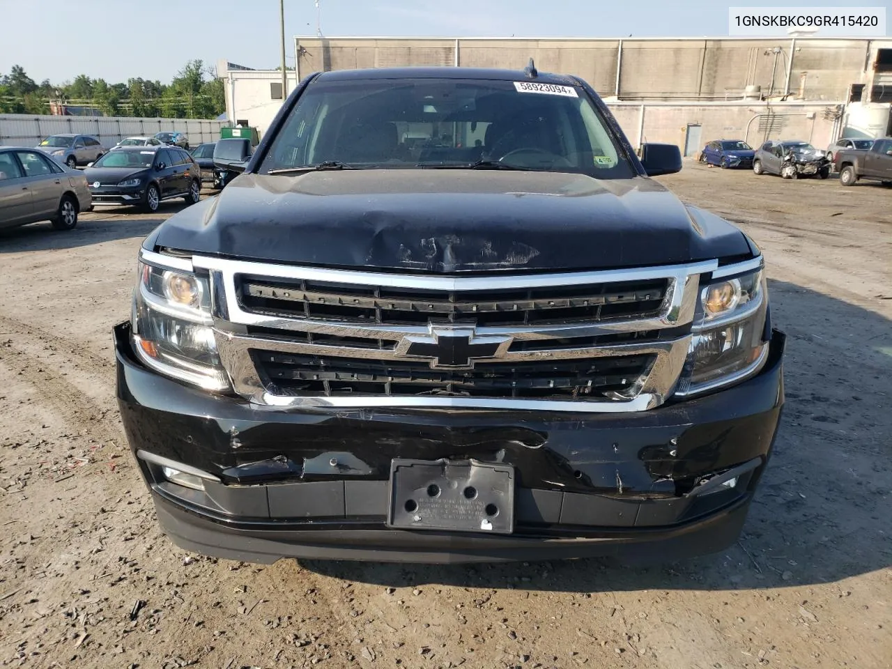 1GNSKBKC9GR415420 2016 Chevrolet Tahoe K1500 Lt