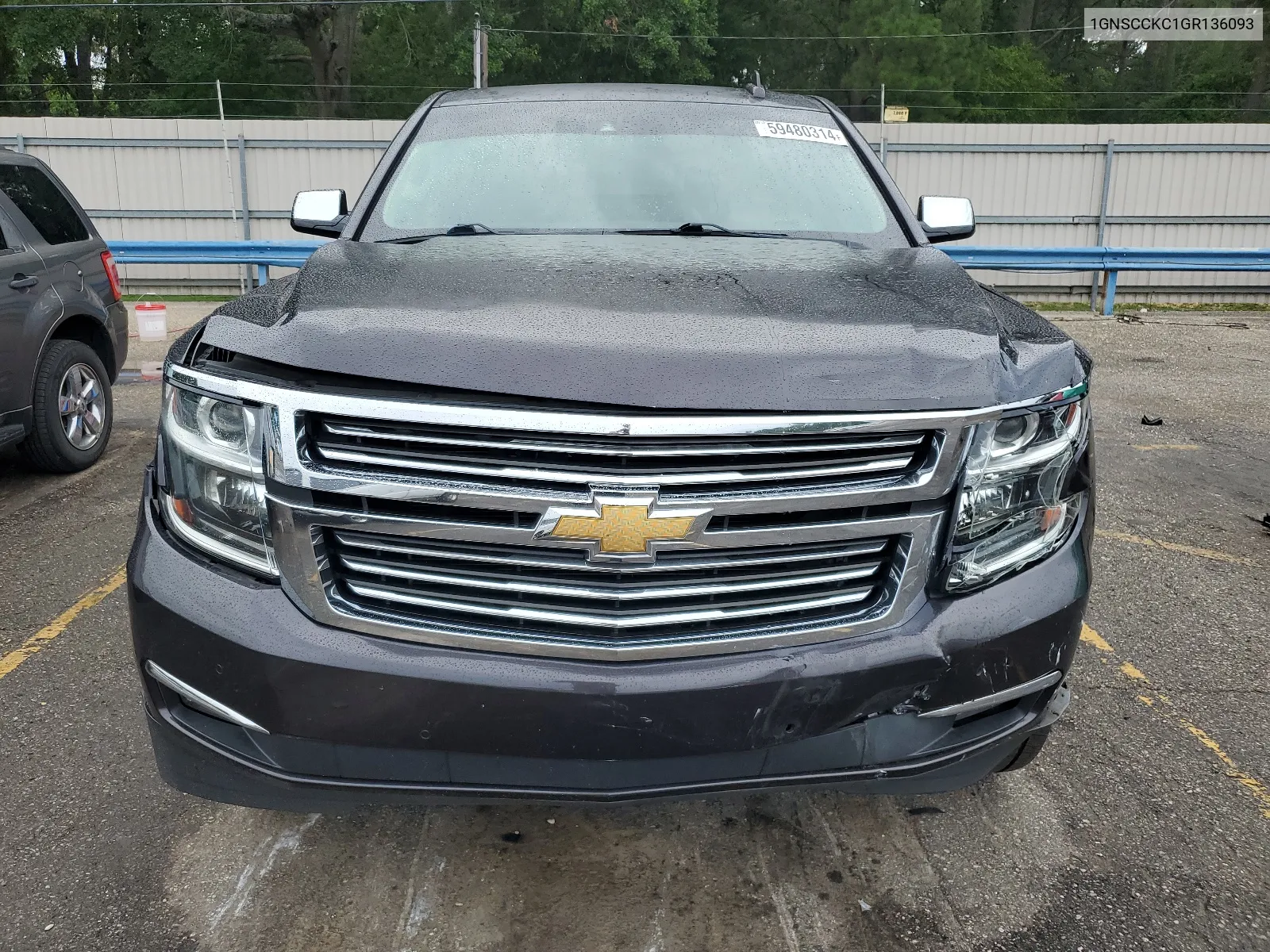 2016 Chevrolet Tahoe C1500 Ltz VIN: 1GNSCCKC1GR136093 Lot: 59480314