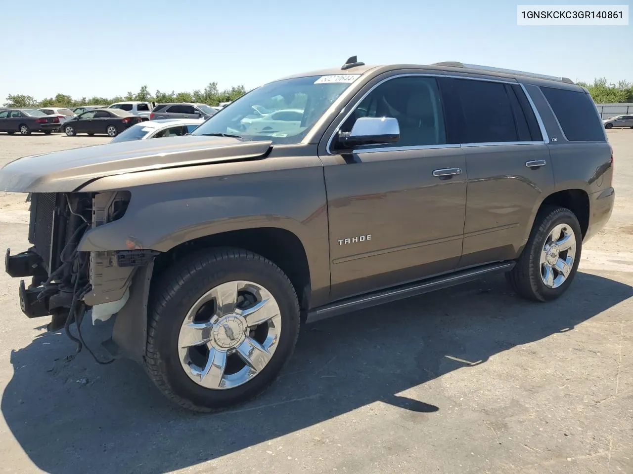 2016 Chevrolet Tahoe K1500 Ltz VIN: 1GNSKCKC3GR140861 Lot: 60270644