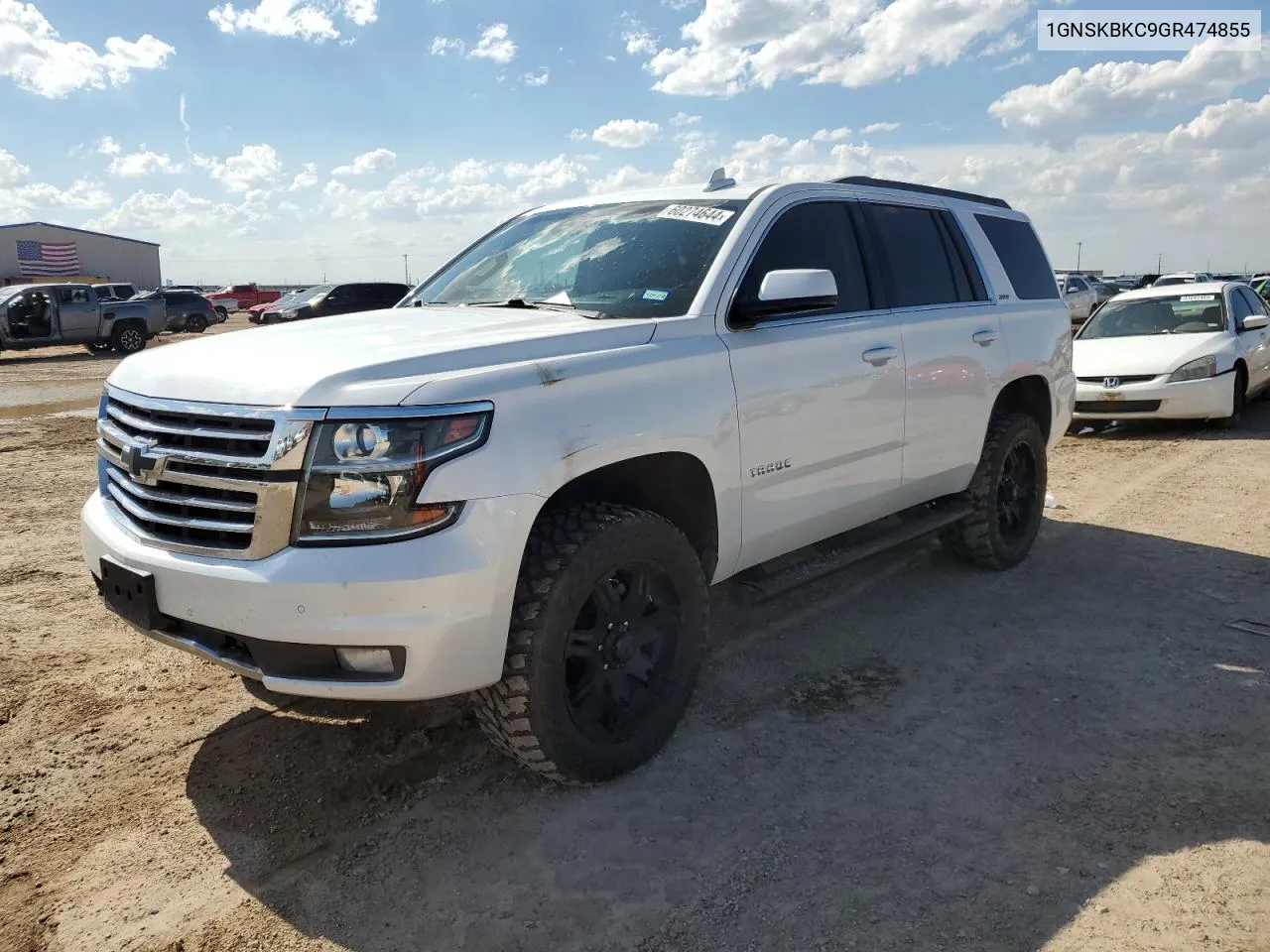 2016 Chevrolet Tahoe K1500 Lt VIN: 1GNSKBKC9GR474855 Lot: 60274644