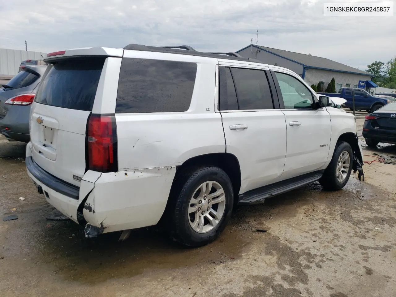 2016 Chevrolet Tahoe K1500 Lt VIN: 1GNSKBKC8GR245857 Lot: 60509444