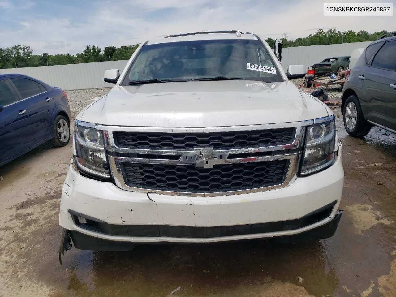 2016 Chevrolet Tahoe K1500 Lt VIN: 1GNSKBKC8GR245857 Lot: 60509444