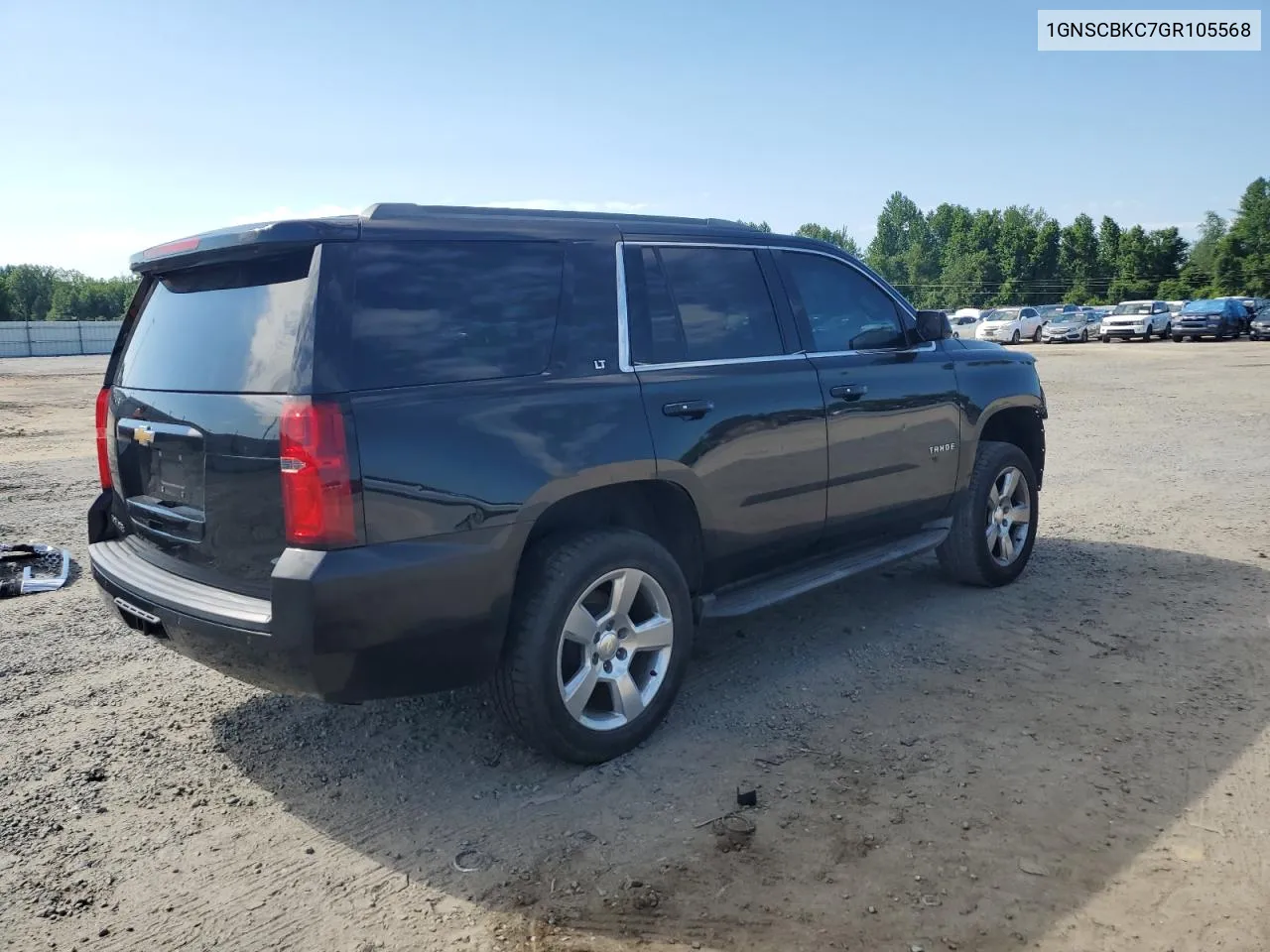 1GNSCBKC7GR105568 2016 Chevrolet Tahoe C1500 Lt