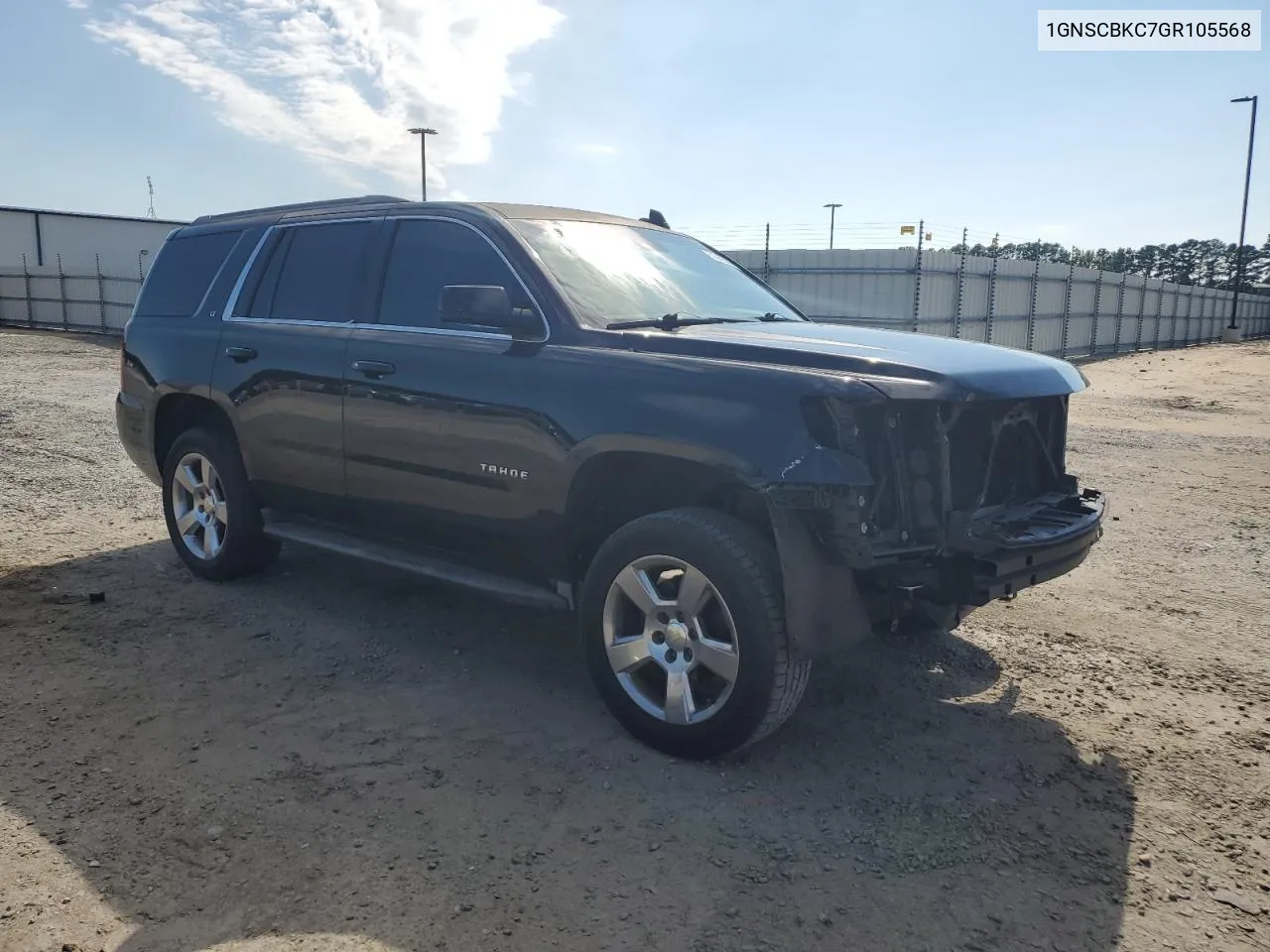 1GNSCBKC7GR105568 2016 Chevrolet Tahoe C1500 Lt