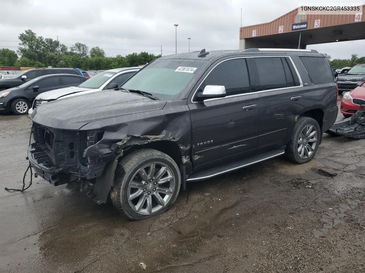 2016 Chevrolet Tahoe K1500 Ltz VIN: 1GNSKCKC2GR453335 Lot: 62007674