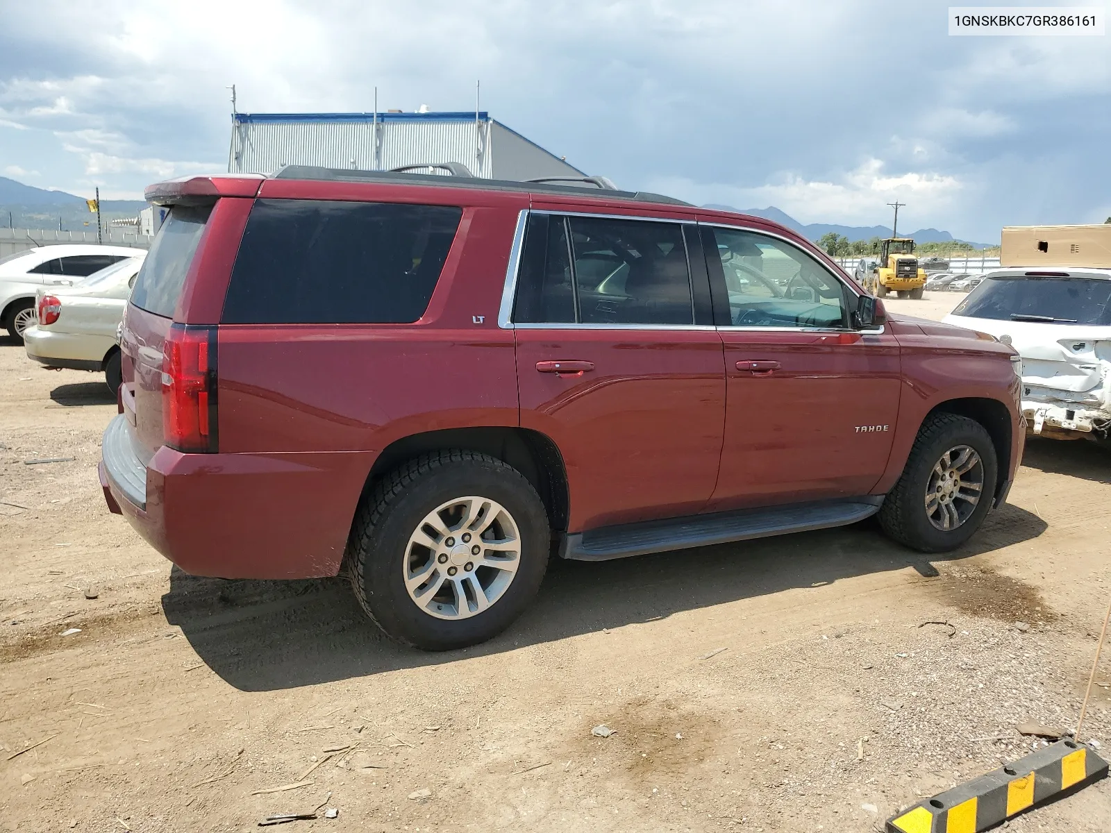 2016 Chevrolet Tahoe K1500 Lt VIN: 1GNSKBKC7GR386161 Lot: 63554564