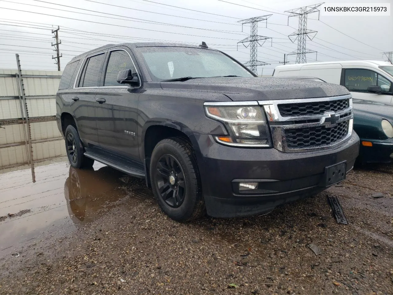 2016 Chevrolet Tahoe K1500 Lt VIN: 1GNSKBKC3GR215973 Lot: 68152594