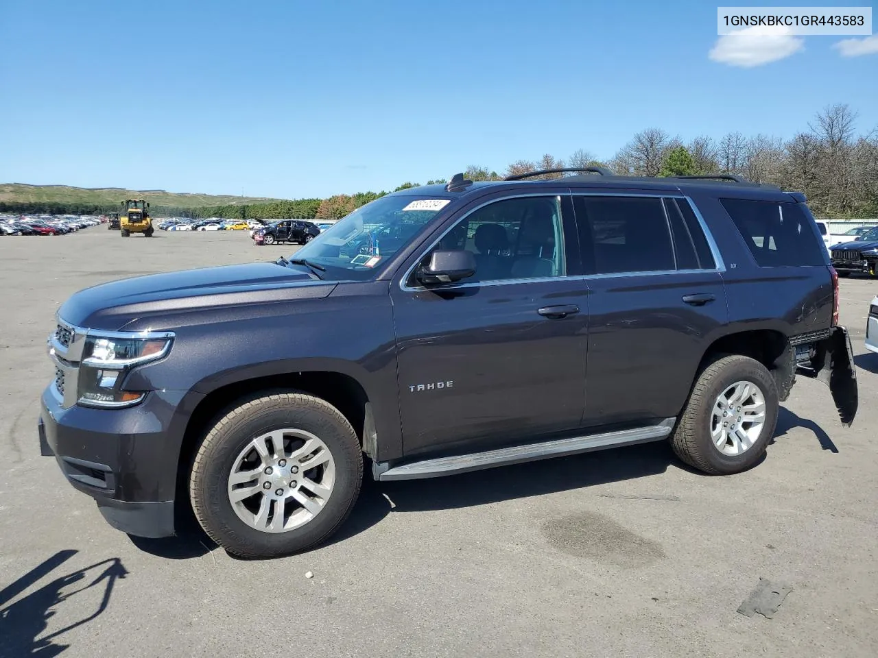 2016 Chevrolet Tahoe K1500 Lt VIN: 1GNSKBKC1GR443583 Lot: 68813234