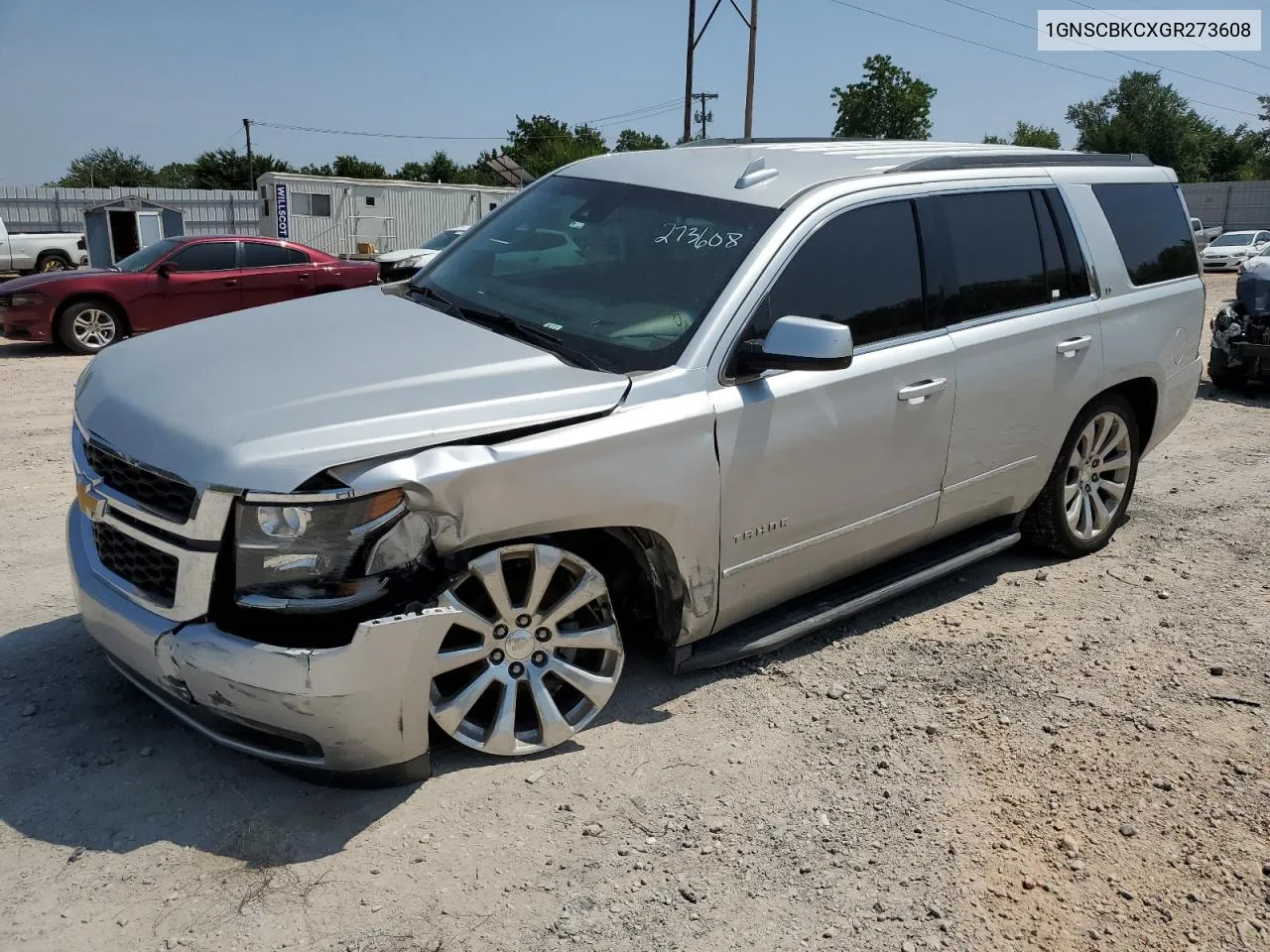 1GNSCBKCXGR273608 2016 Chevrolet Tahoe C1500 Lt