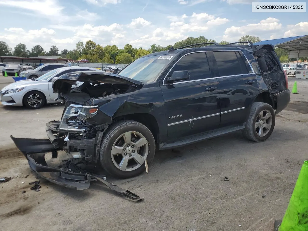 2016 Chevrolet Tahoe C1500 Lt VIN: 1GNSCBKC8GR145335 Lot: 69196804