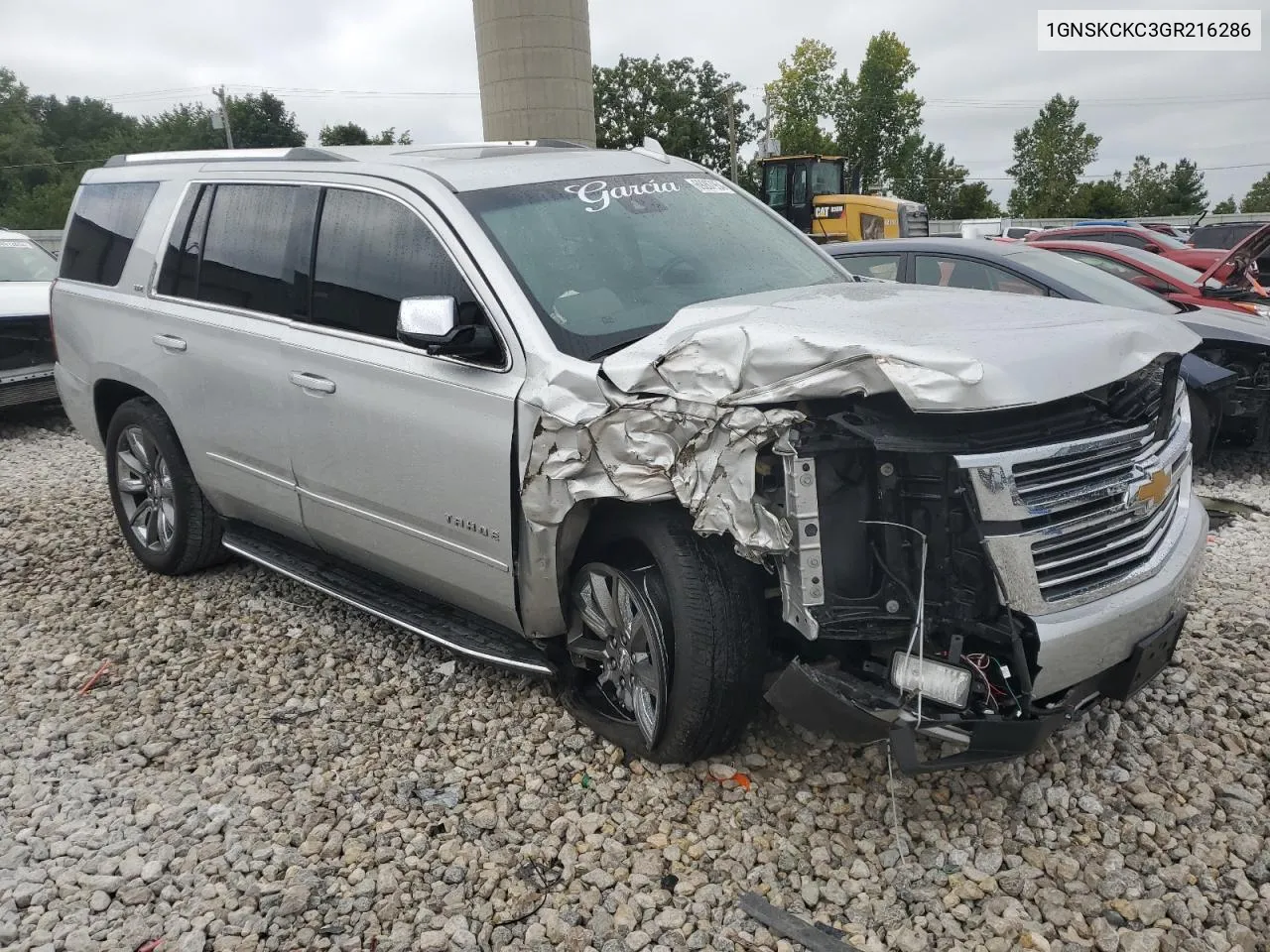 2016 Chevrolet Tahoe K1500 Ltz VIN: 1GNSKCKC3GR216286 Lot: 69287954