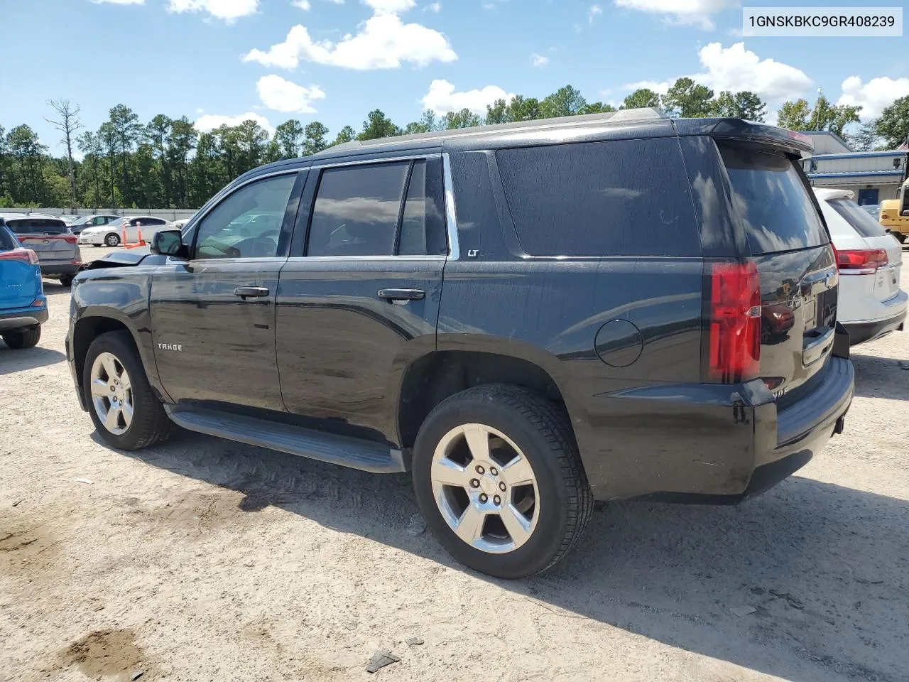 1GNSKBKC9GR408239 2016 Chevrolet Tahoe K1500 Lt