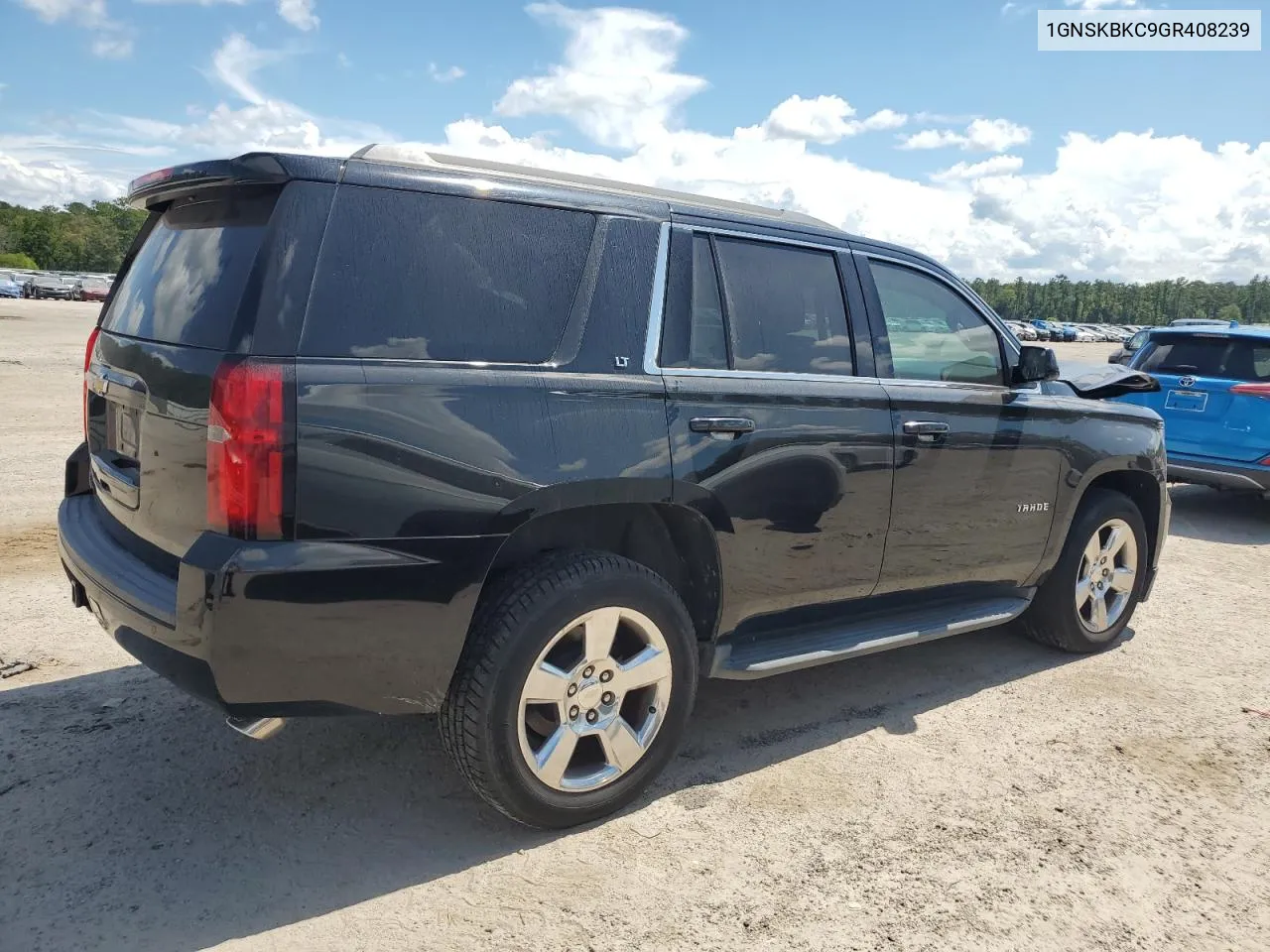 1GNSKBKC9GR408239 2016 Chevrolet Tahoe K1500 Lt