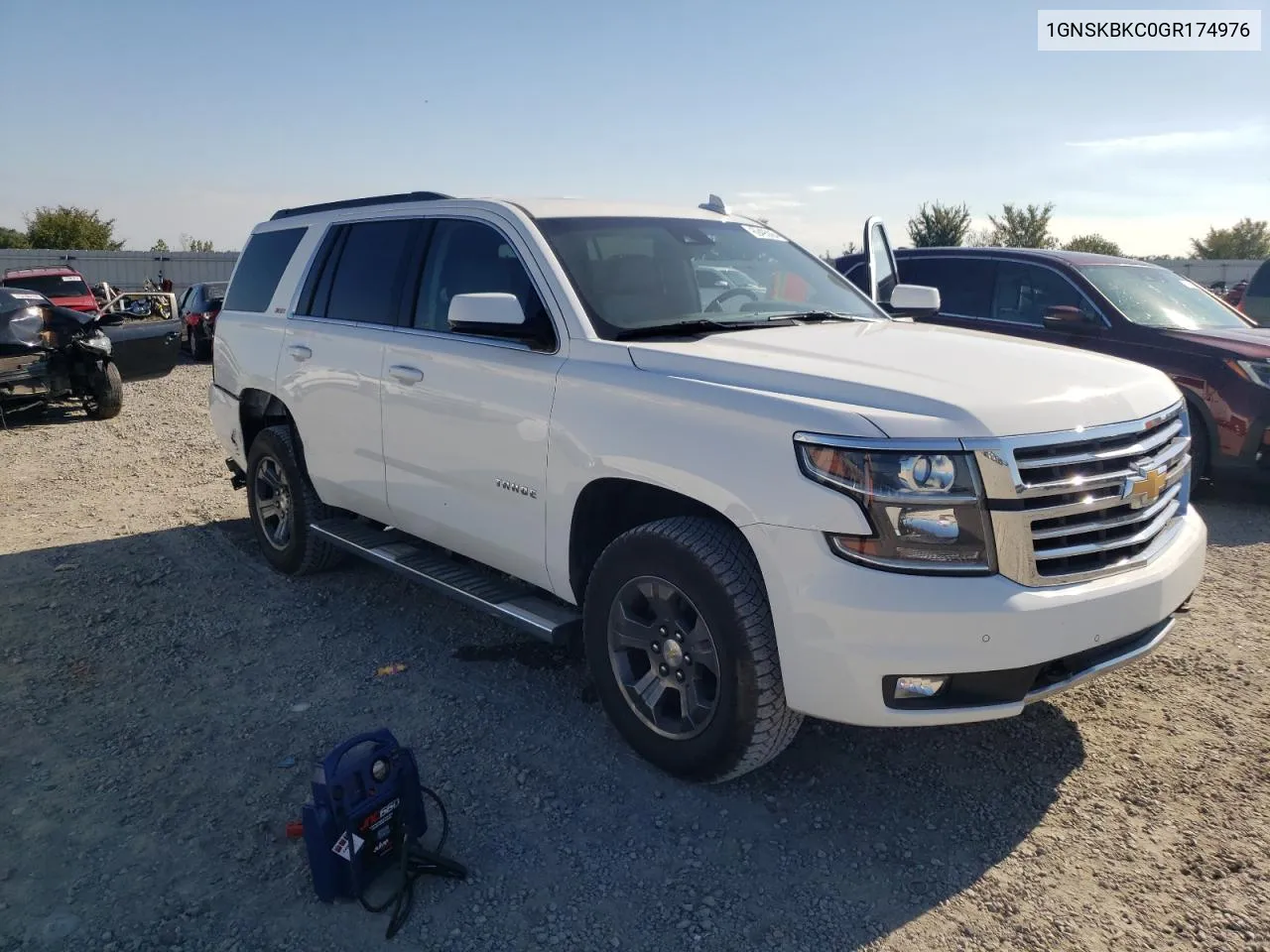 2016 Chevrolet Tahoe K1500 Lt VIN: 1GNSKBKC0GR174976 Lot: 69495094