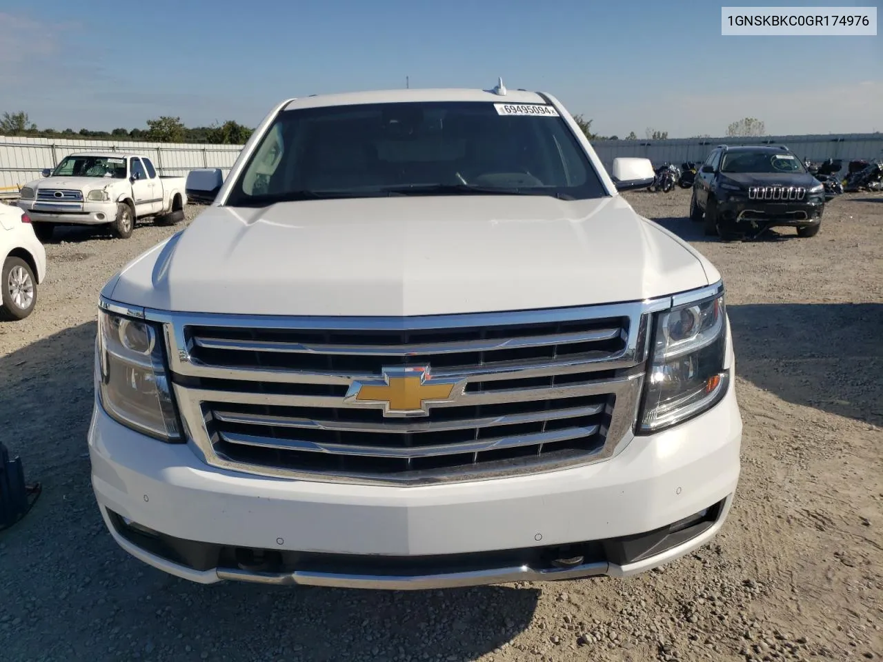 2016 Chevrolet Tahoe K1500 Lt VIN: 1GNSKBKC0GR174976 Lot: 69495094