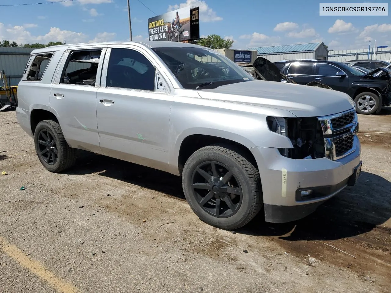 2016 Chevrolet Tahoe C1500 Lt VIN: 1GNSCBKC9GR197766 Lot: 69800634