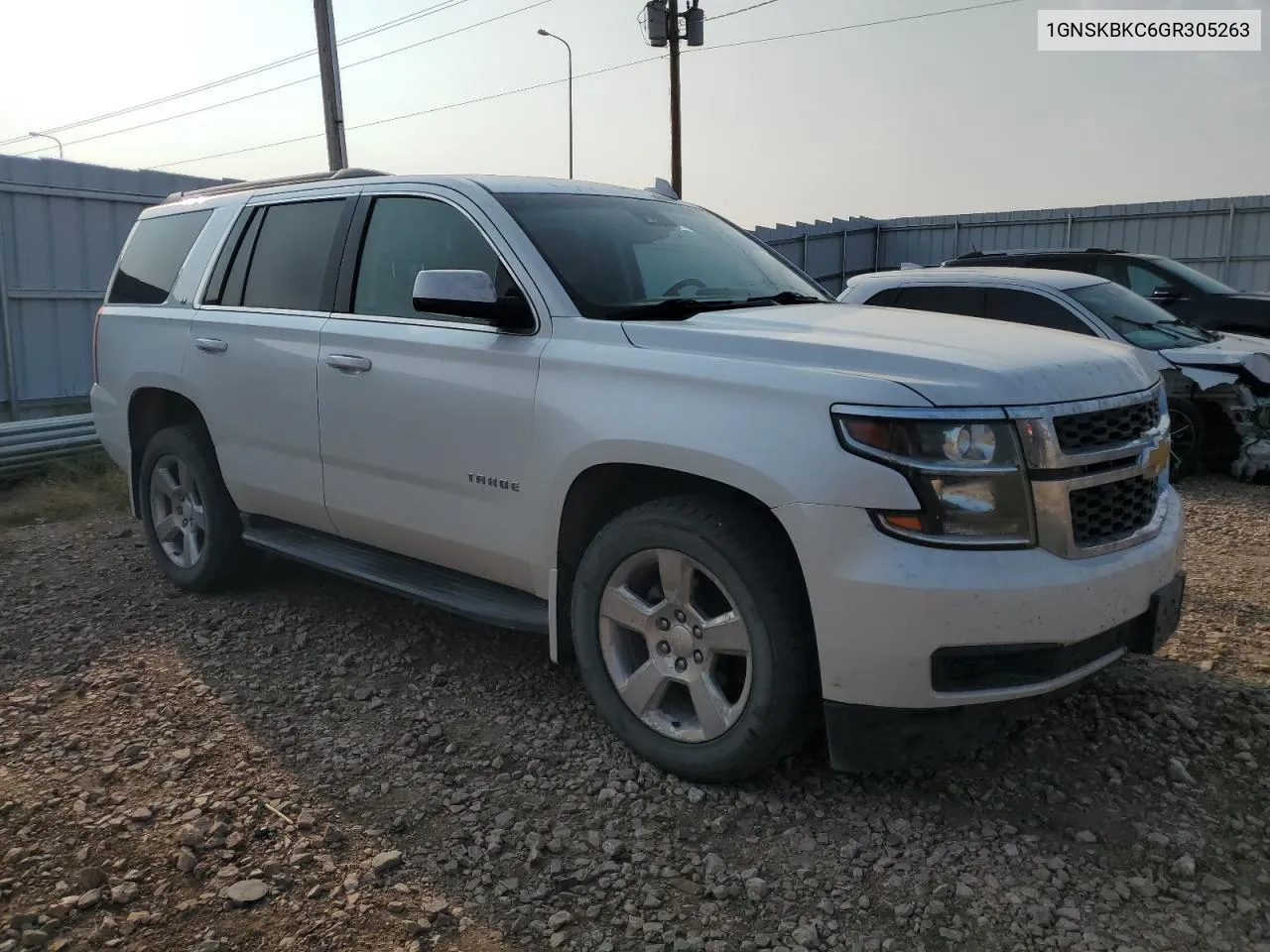 1GNSKBKC6GR305263 2016 Chevrolet Tahoe K1500 Lt