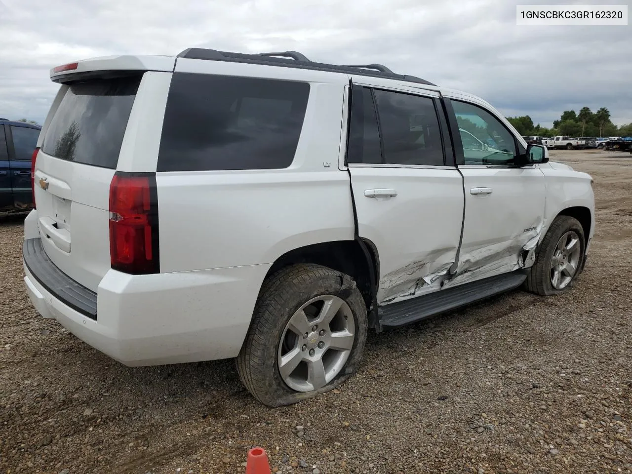 2016 Chevrolet Tahoe C1500 Lt VIN: 1GNSCBKC3GR162320 Lot: 70524274