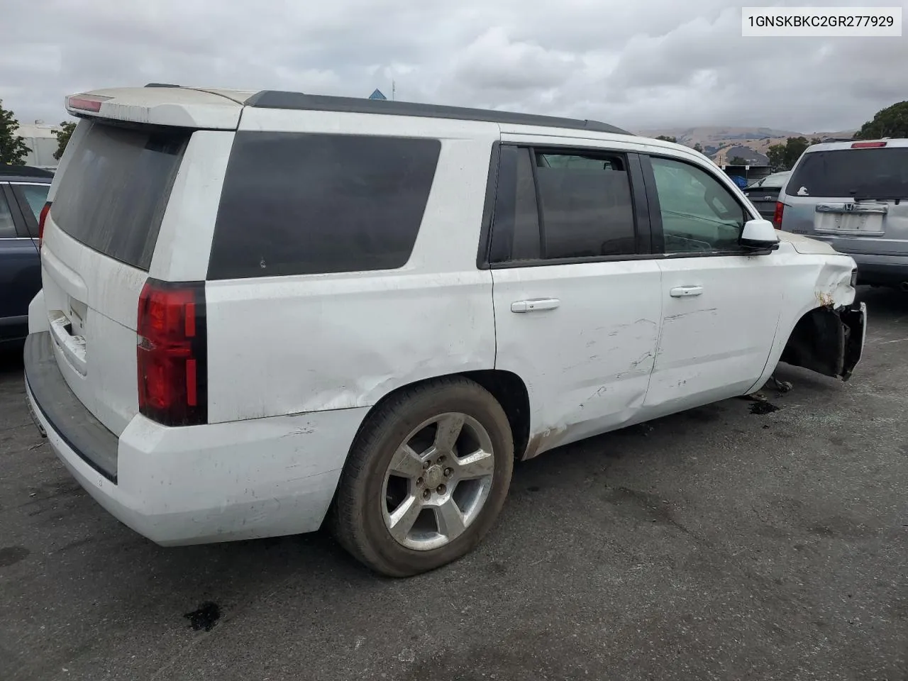 2016 Chevrolet Tahoe K1500 Lt VIN: 1GNSKBKC2GR277929 Lot: 70828364