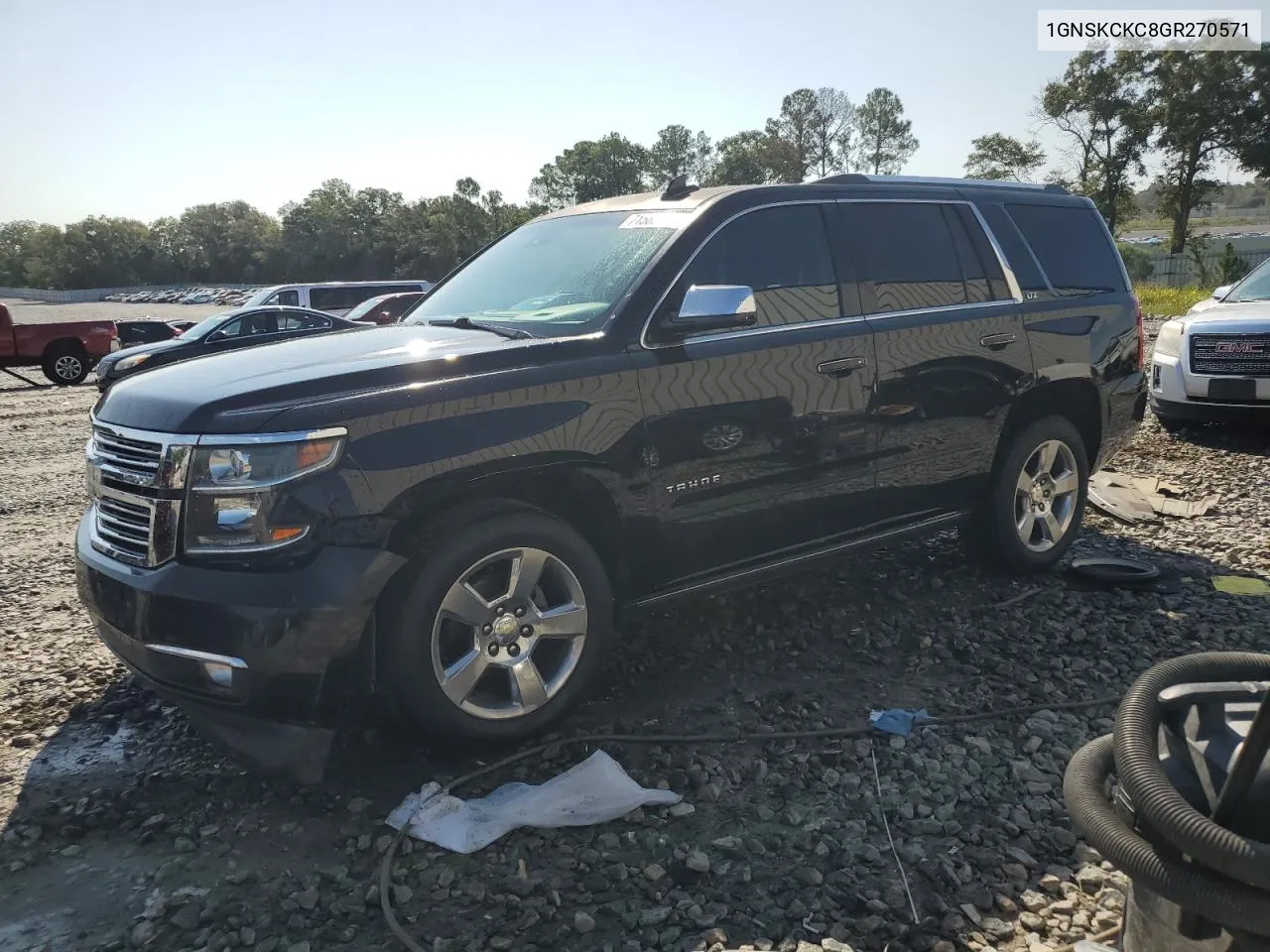 2016 Chevrolet Tahoe K1500 Ltz VIN: 1GNSKCKC8GR270571 Lot: 71569864