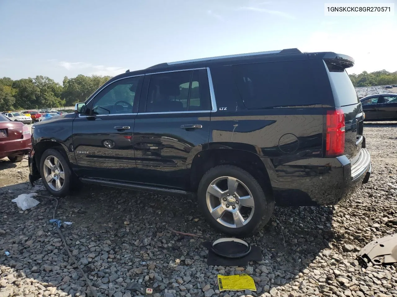 2016 Chevrolet Tahoe K1500 Ltz VIN: 1GNSKCKC8GR270571 Lot: 71569864