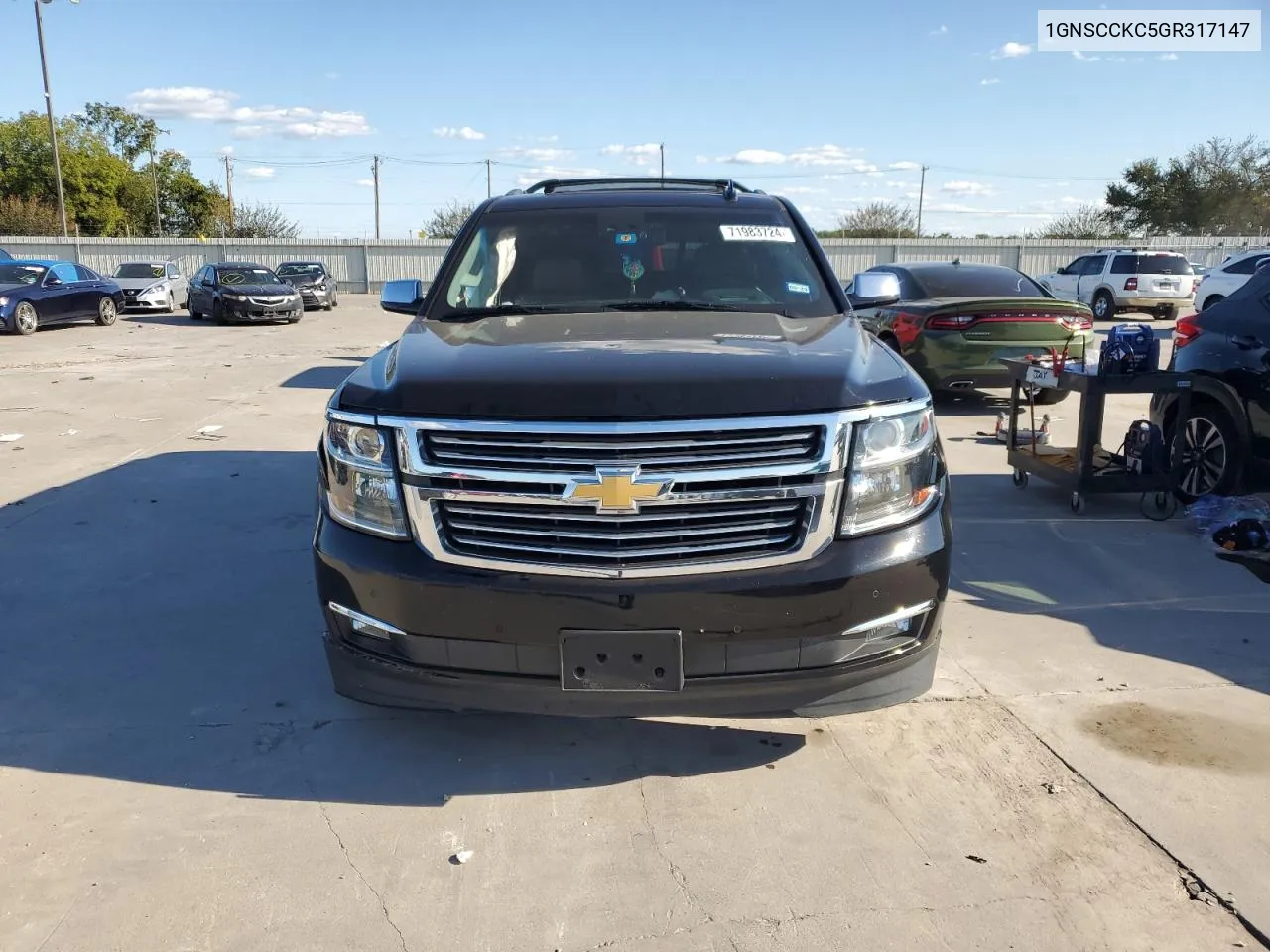 2016 Chevrolet Tahoe C1500 Ltz VIN: 1GNSCCKC5GR317147 Lot: 71983724