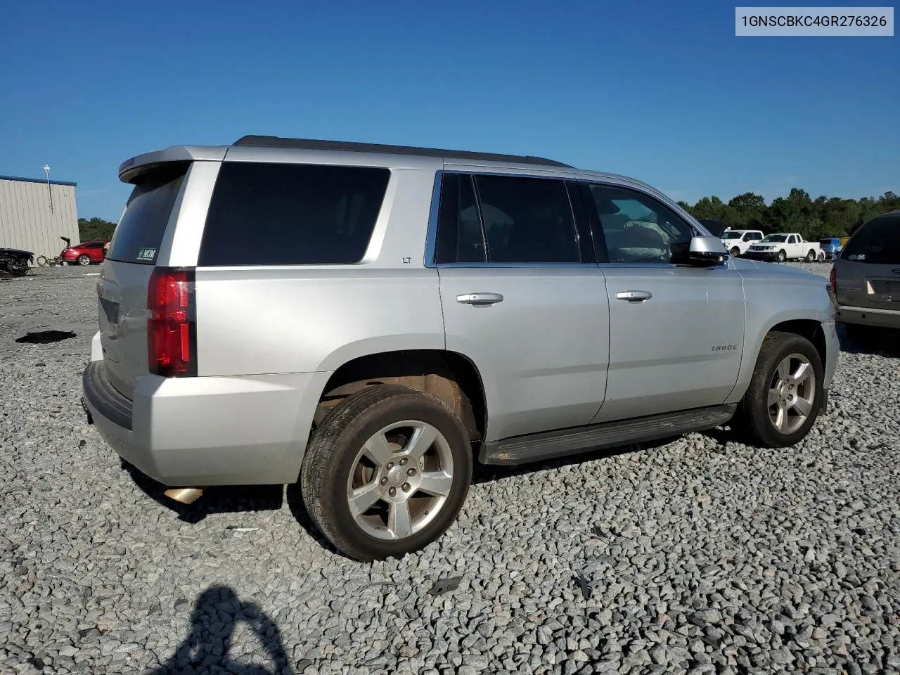 2016 Chevrolet Tahoe C1500 Lt VIN: 1GNSCBKC4GR276326 Lot: 72000344