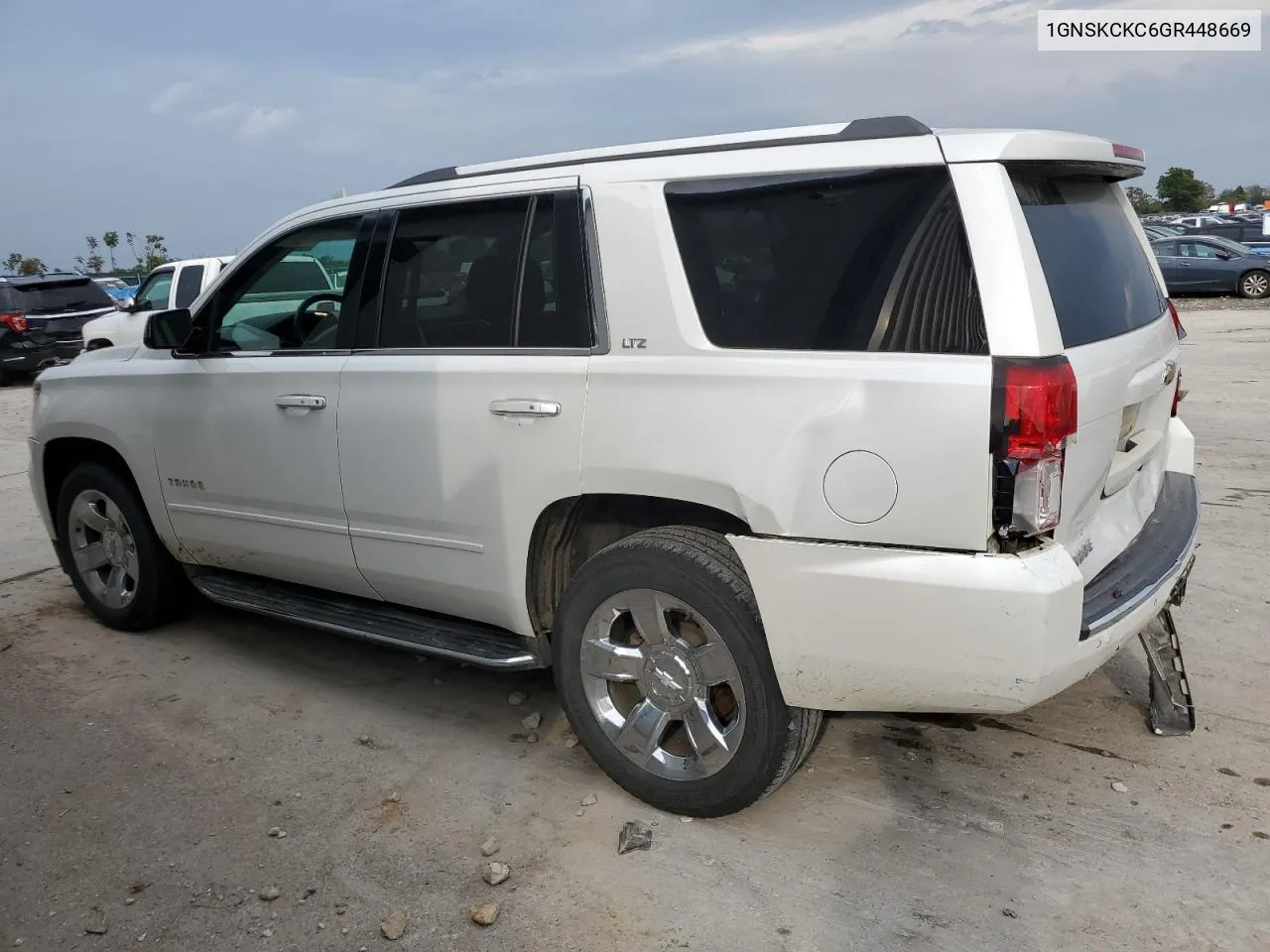 2016 Chevrolet Tahoe K1500 Ltz VIN: 1GNSKCKC6GR448669 Lot: 72008294