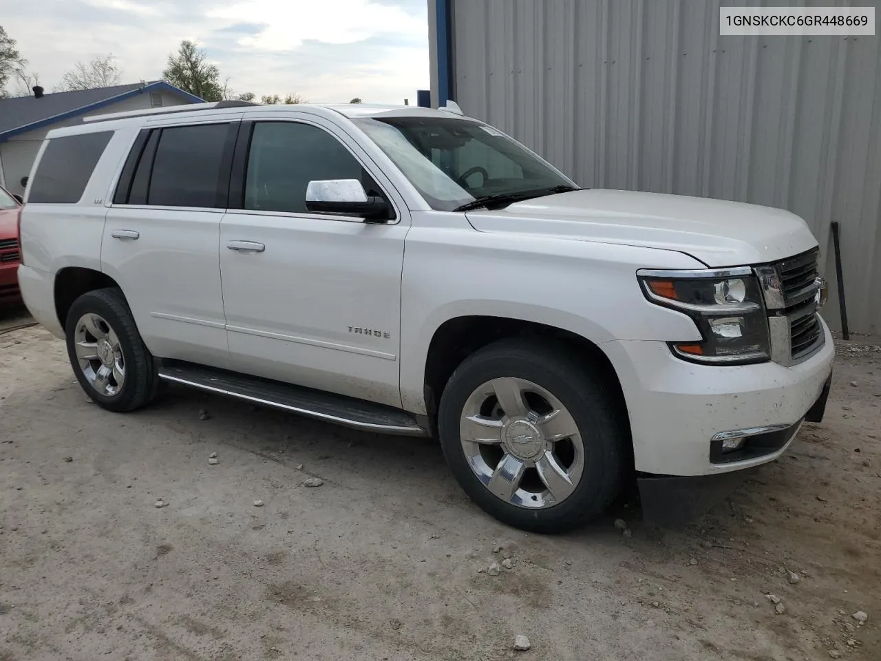 2016 Chevrolet Tahoe K1500 Ltz VIN: 1GNSKCKC6GR448669 Lot: 72008294