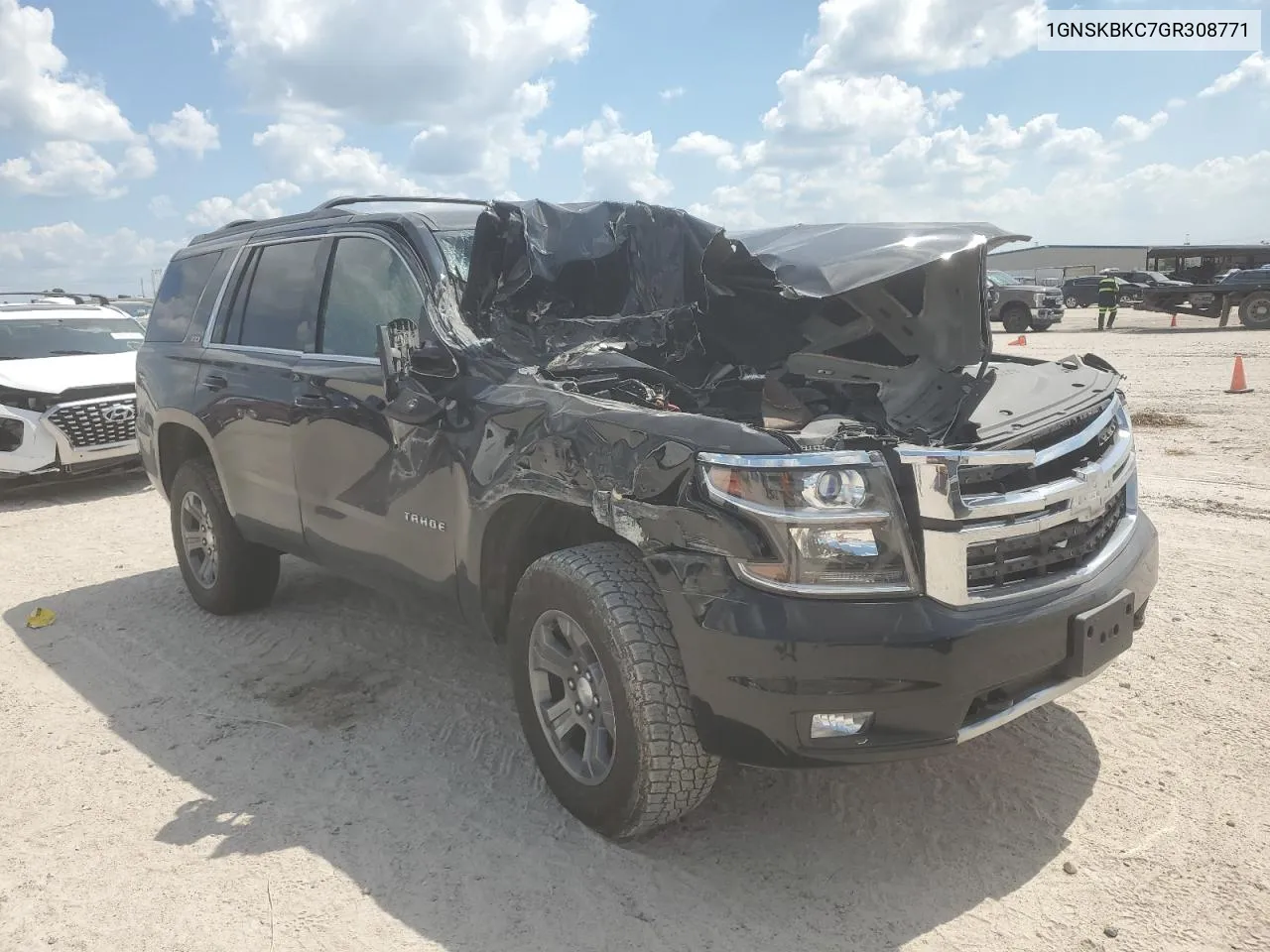 2016 Chevrolet Tahoe K1500 Lt VIN: 1GNSKBKC7GR308771 Lot: 72064324