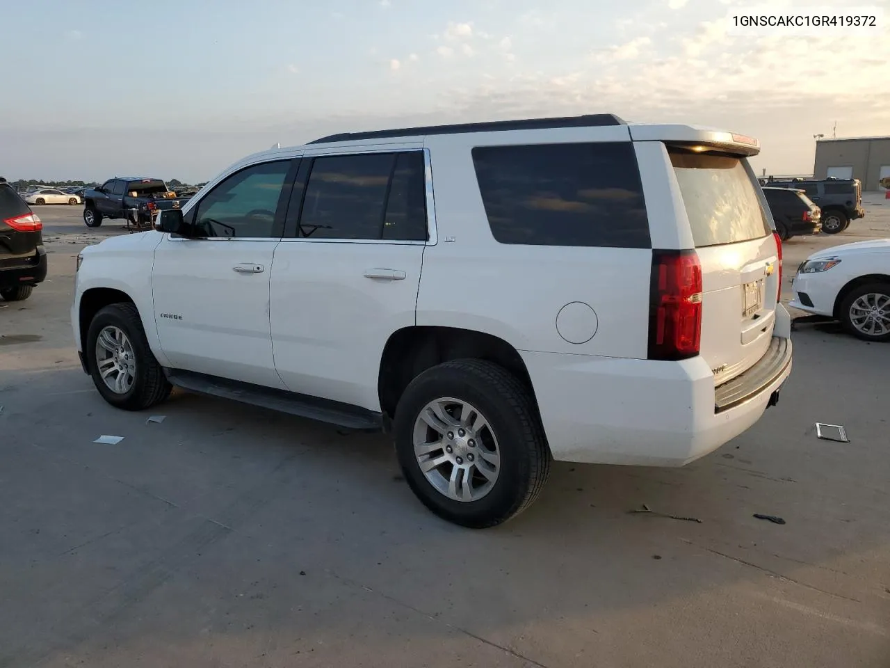 2016 Chevrolet Tahoe C1500 Ls VIN: 1GNSCAKC1GR419372 Lot: 72151184