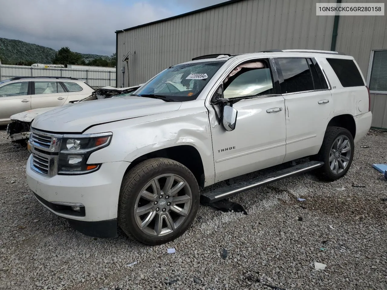 2016 Chevrolet Tahoe K1500 Ltz VIN: 1GNSKCKC6GR280158 Lot: 72399894