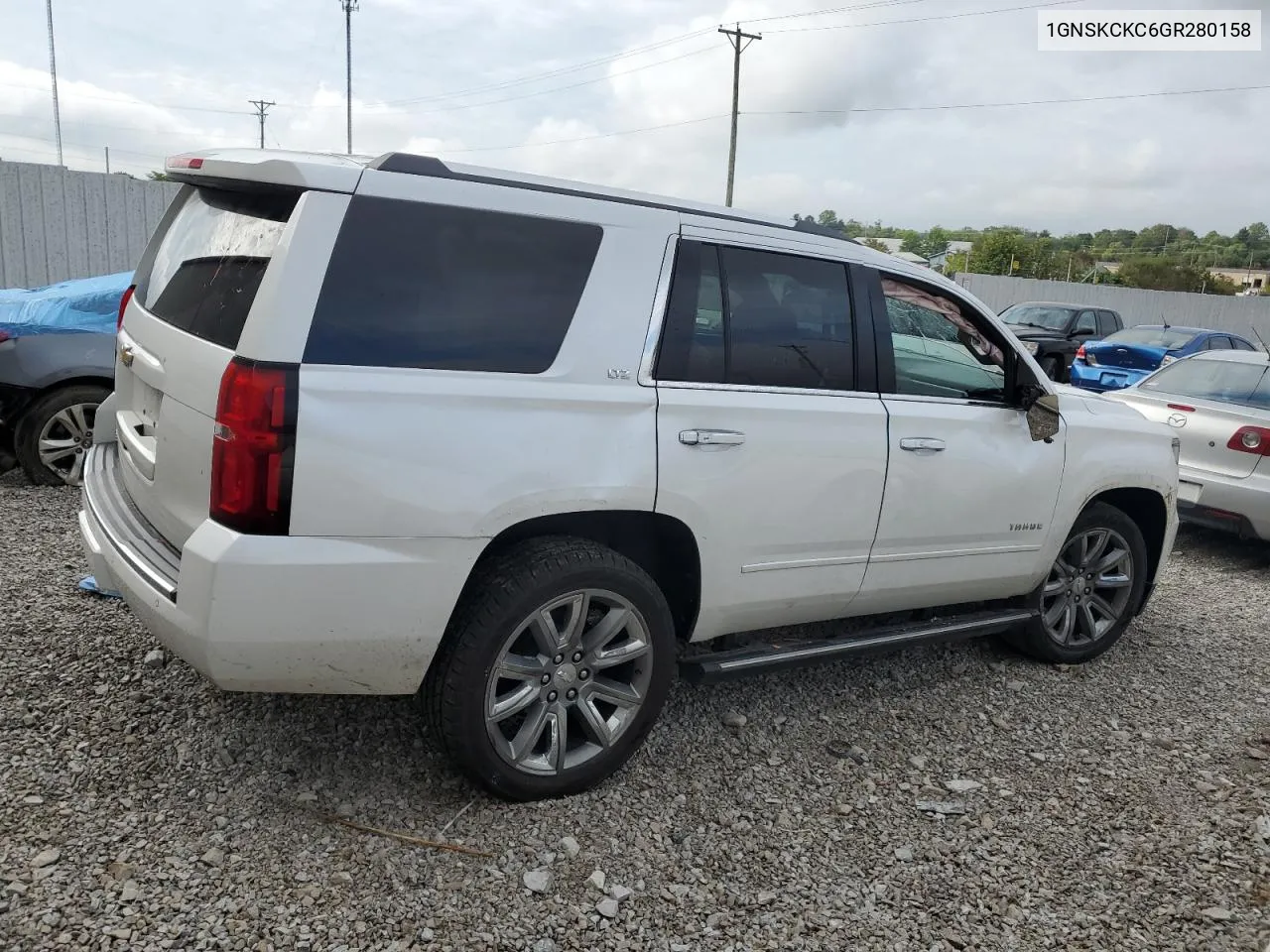 2016 Chevrolet Tahoe K1500 Ltz VIN: 1GNSKCKC6GR280158 Lot: 72399894