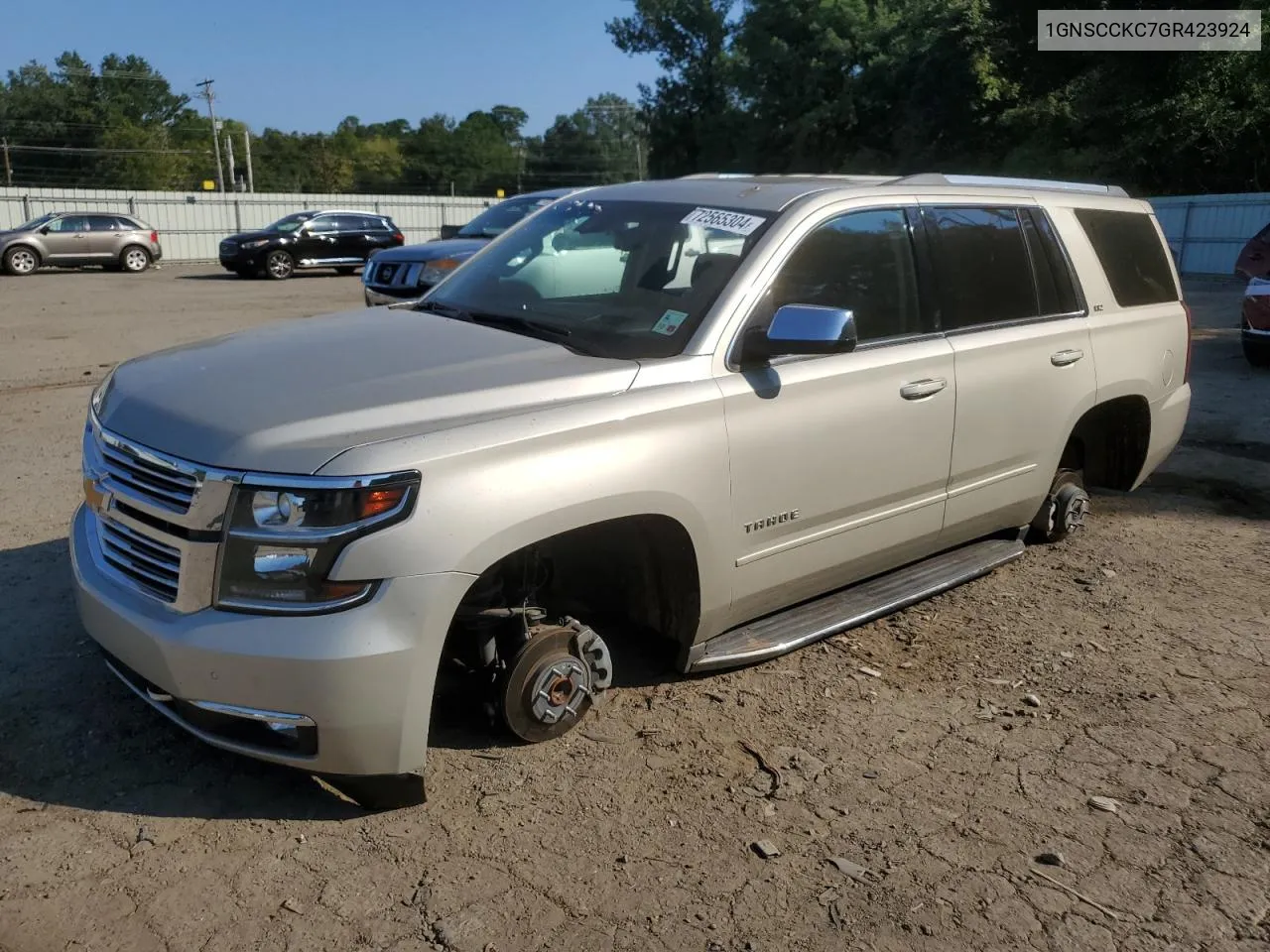 2016 Chevrolet Tahoe C1500 Ltz VIN: 1GNSCCKC7GR423924 Lot: 72565304