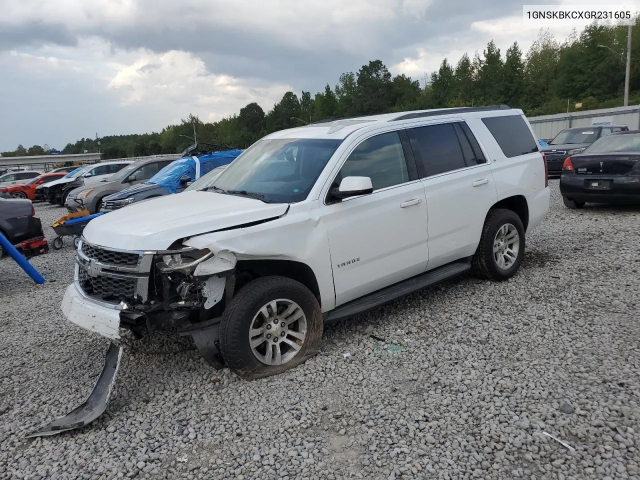 2016 Chevrolet Tahoe K1500 Lt VIN: 1GNSKBKCXGR231605 Lot: 72618194