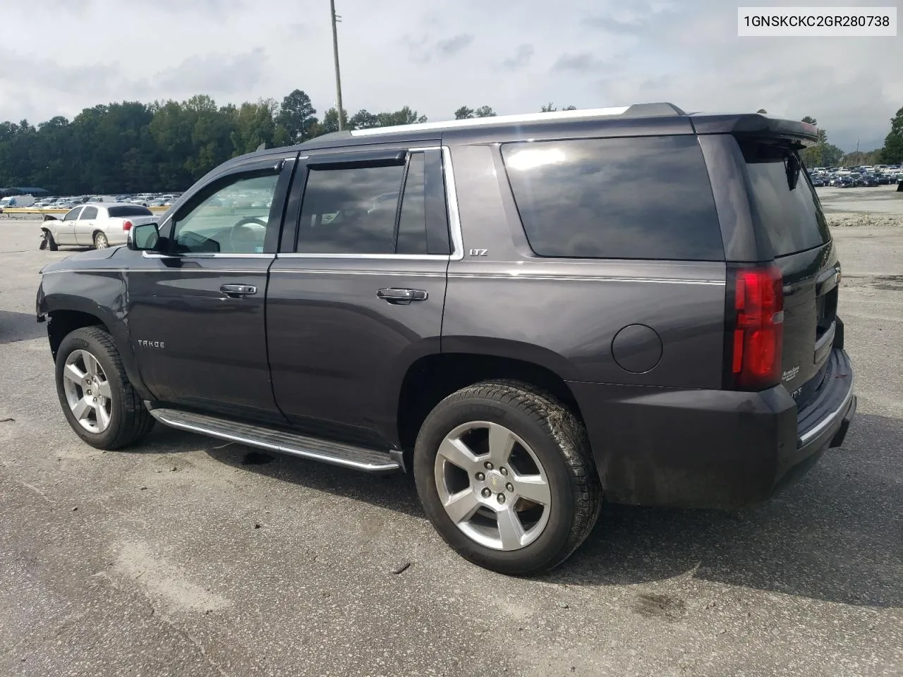 2016 Chevrolet Tahoe K1500 Ltz VIN: 1GNSKCKC2GR280738 Lot: 72701494