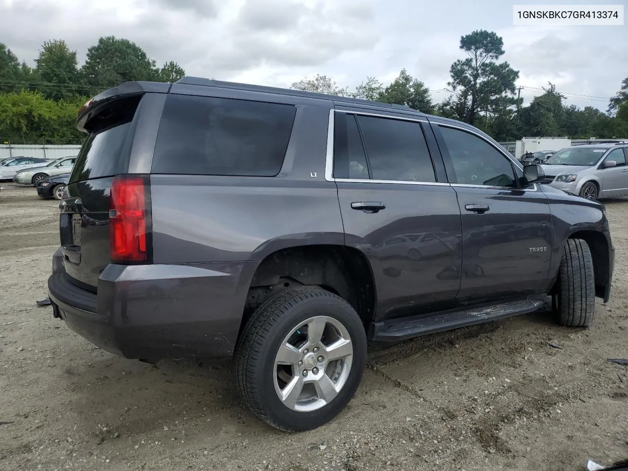 2016 Chevrolet Tahoe K1500 Lt VIN: 1GNSKBKC7GR413374 Lot: 72764334