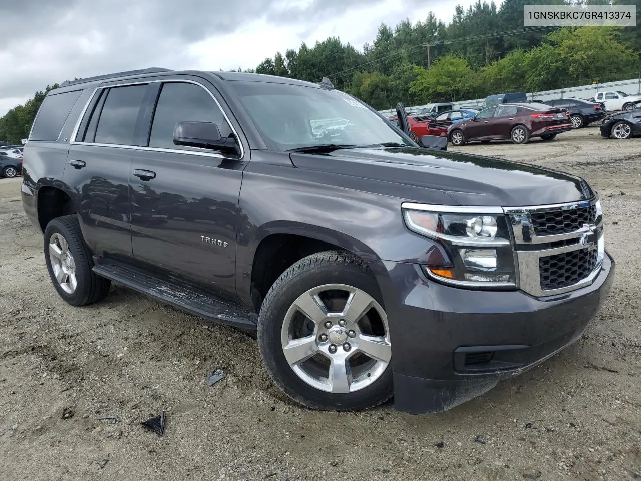 2016 Chevrolet Tahoe K1500 Lt VIN: 1GNSKBKC7GR413374 Lot: 72764334